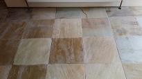 Sandstone kitchen floor cleaning